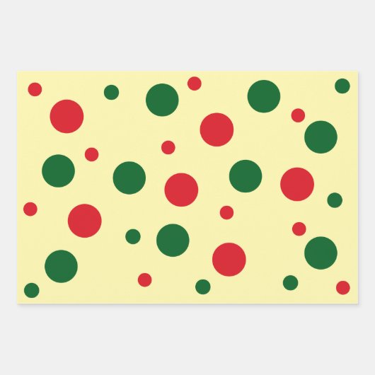 Cheery All-Age Polka Dot and Stripes Geschenkpapier Set (Vorderseite 2)