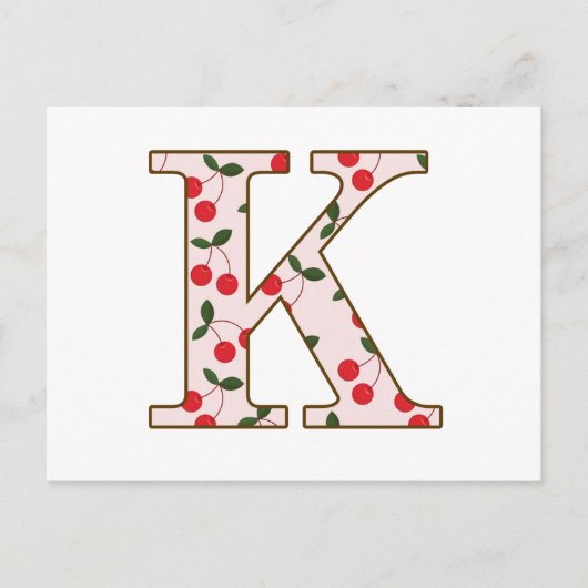 Cheery Cherry K Postkarte (Vorderseite)