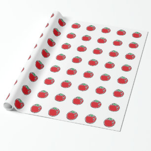 Cheery Cherry Tomato Cartoon Geschenkpapier