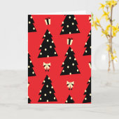 Cheery Christmas tree card Karte (Gelbe Blume)