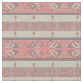 Cheery Coral Pink Stoff (Nahaufnahme)