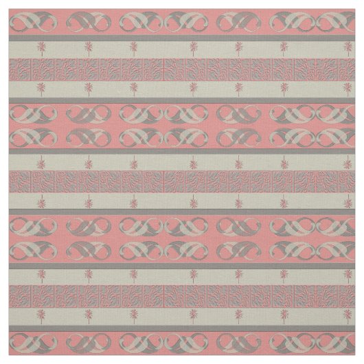 Cheery Coral Pink Stoff (Muster)
