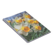 Cheery Daffodils (verblasst) Notizblock (Rechte Seite)