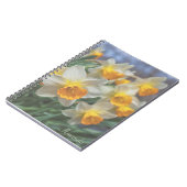 Cheery Daffodils (verblasst) Notizblock (Linke Seite)