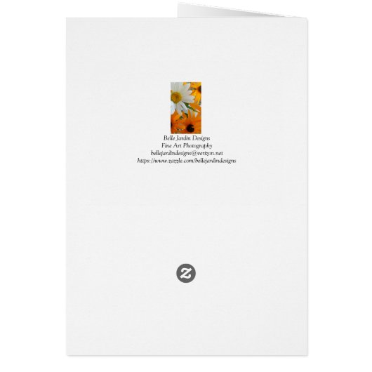 Cheery Daisy "Danke" für jeder Anlass (Hinten)