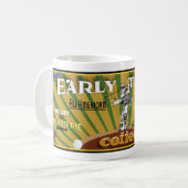 CHEERY "EARLY T-SHIRT TIME COFFEE" GOLF MARKE KAFFEETASSE (Vorderseite Links)