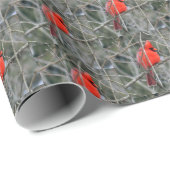 Cheery Little Kardinals Geschenkpapier (Rolleneckpunkt)