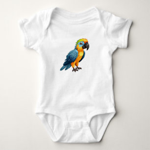 Cheery Parrot Baby Strampler