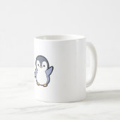 Cheery Penguin – Cute Kawaii Illustration Kaffeetasse (VorderseiteRechts)
