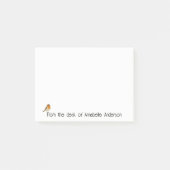 Cheery Robin Personalize Notes Post-it Klebezettel (Vorderseite)