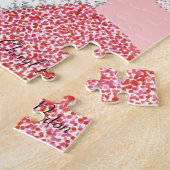 Cheery Santa Claus Pointillism Malerei Puzzle (Seite)