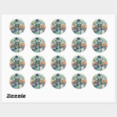 Cheery Snowman Sticker (Blatt)