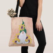Cheery Sunflower Gnome Life Personalisiert Shoulve Tasche (Von Nahem)