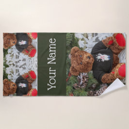 Cheery Teddy Strandtuch