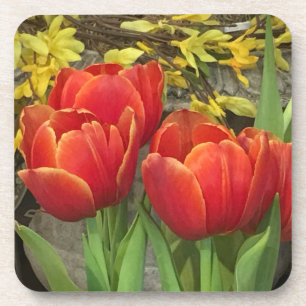Cheery Tulips Untersetzer