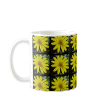 Cheery Yellow Daisy - Mosaikfliesen -