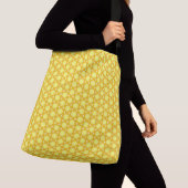Cheery Yellow Mustard Large Travel Yoga Tragetaschen Mit Langen Trägern (Von Nahem)