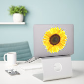 Cheery Yellow Sunflower Aufkleber (Laptop auf Schreibtisch)