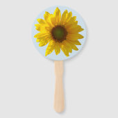 Cheery Yellow Sunflower Hand Fans Fächer (Vorderseite)
