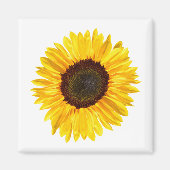 Cheery Yellow Sunflower Magnet (Vorne)