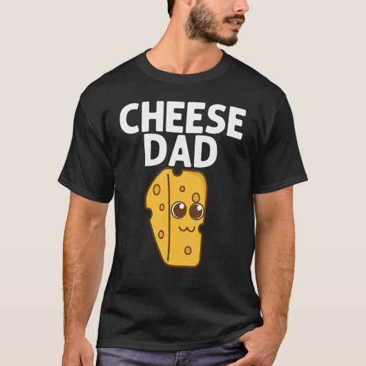 Cheese Cheddar Dairy Milk Product Dad Men T-Shirt (Vorderseite)