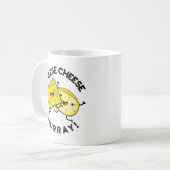 Cheese Cheese Hurray Funny Cheese Puff Kaffeetasse (Vorderseite Links)
