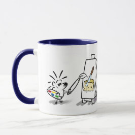 CHEESE CUTTING ARTIST von Jeff Willis Art Tasse