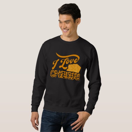 Cheese Day Celebration Cheeze Love Sweatshirt (Vorne ganz)