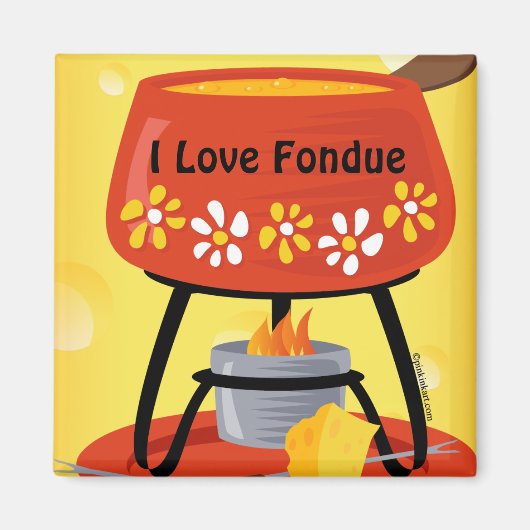 Cheese Fondue Magnet (Vorne)