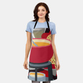 Cheese Fondue Schürze (Getragen)