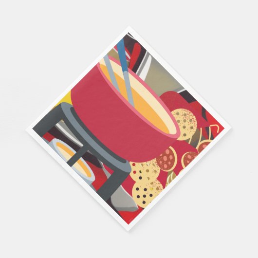 Cheese Fondue Serviette (Ecke)