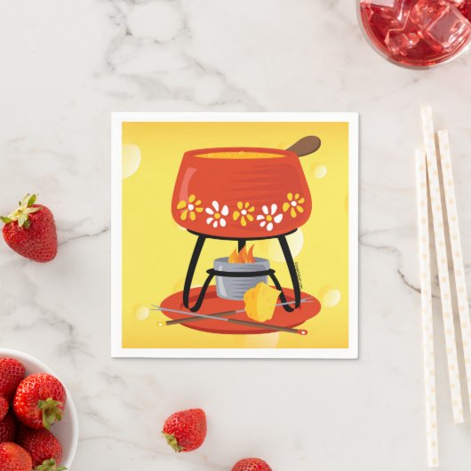 Cheese Fondue Serviette (Beispiel)