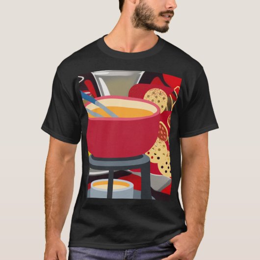 Cheese Fondue T-Shirt (Vorderseite)