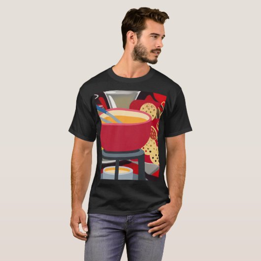 Cheese Fondue T-Shirt (Vorne ganz)
