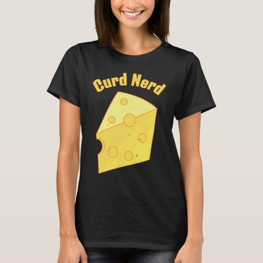 Cheese Lovers Quark Nerd T-Shirt (Vorderseite)