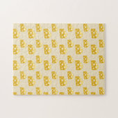 Cheese Lovers Swiss Emmental Yellow Food Lover Puzzle (Horizontal)