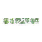 Cheese Plant Leaf Invitation Belly Band (Flach)