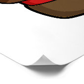 Cheese-poo-ger Funny Kack Pun Poster (Ecke)