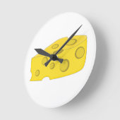 Cheese Runde Wanduhr (Winkel)