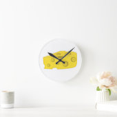 Cheese Runde Wanduhr (Zuhause)