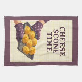Cheese Scone Time — Kitchen Tea Towel Geschirrtuch