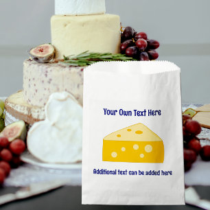 Cheese Triangle Swiss Style - 2 lines custom text Geschenktütchen
