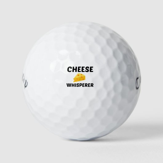 CHEESE WHISPERER GOLFBALL (Vorderseite)