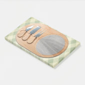 Cheeseboard Charcuterie-Set Post-it Klebezettel (angewinkelt)