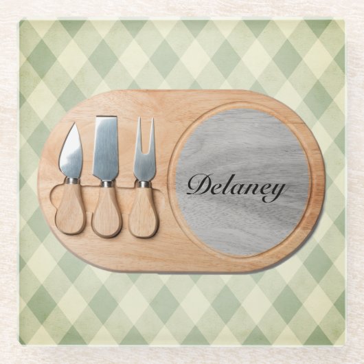 Cheeseboard Custom Charcuterie Board Untersetzer (Vorderseite)