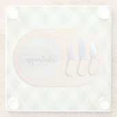 Cheeseboard Custom Charcuterie Board Untersetzer (Rückseite)