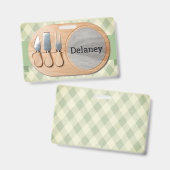 Cheeseboard GewohnheitCharcuterie Ausweis (Vorder- & Rückseite)