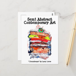 Cheeseburger #170229 postkarte