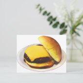 Cheeseburger 1955 postkarte (Stehend Vorderseite)