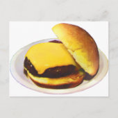 Cheeseburger 1955 postkarte (Vorderseite)